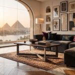 ترابيزة صالون مودرن هندسية - Modern Geometric Center Table