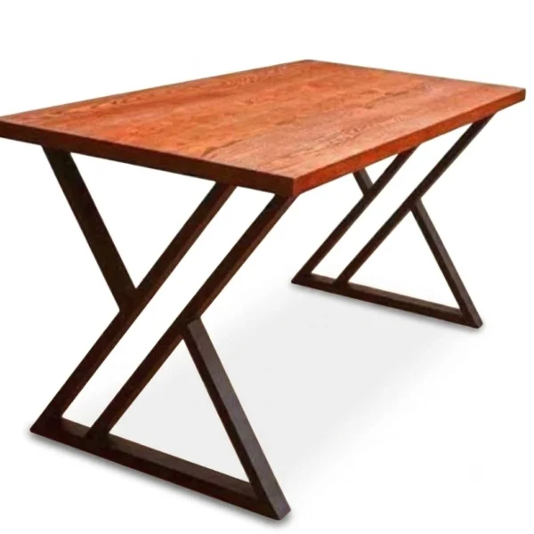 "Premium Industrial" Desk مكتب كمبيوتر مميز – خشب ومعدن