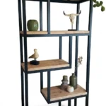 "Luna" Compact Bookshelf مكتبة ووحدة أرفف مودرن للمساحات الصغيرة