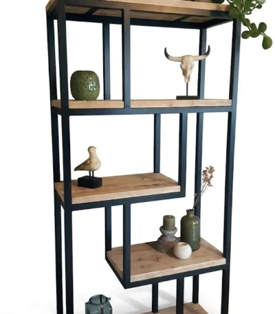 "Luna" Compact Bookshelf مكتبة ووحدة أرفف مودرن للمساحات الصغيرة