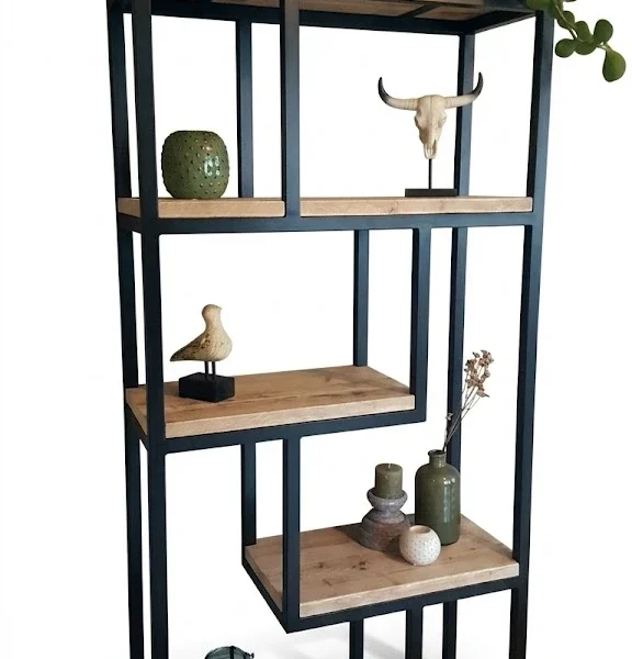 "Luna" Compact Bookshelf مكتبة ووحدة أرفف مودرن للمساحات الصغيرة