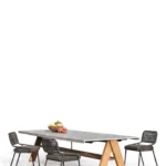 ترابيزة سفرة خارجية مودرن - The Metal Outdoor Dining Table