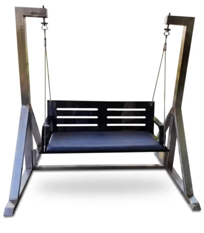 "Patio Luxury Swing Sofa" أرجوحة حدائق فاخرة – ألومنيوم وقماش ووتربروف