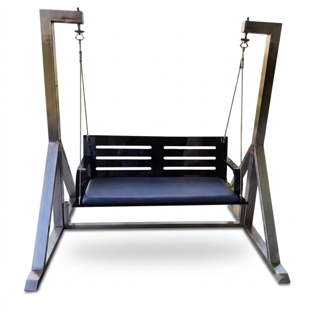 "Patio Luxury Swing Sofa" أرجوحة حدائق فاخرة – ألومنيوم وقماش ووتربروف