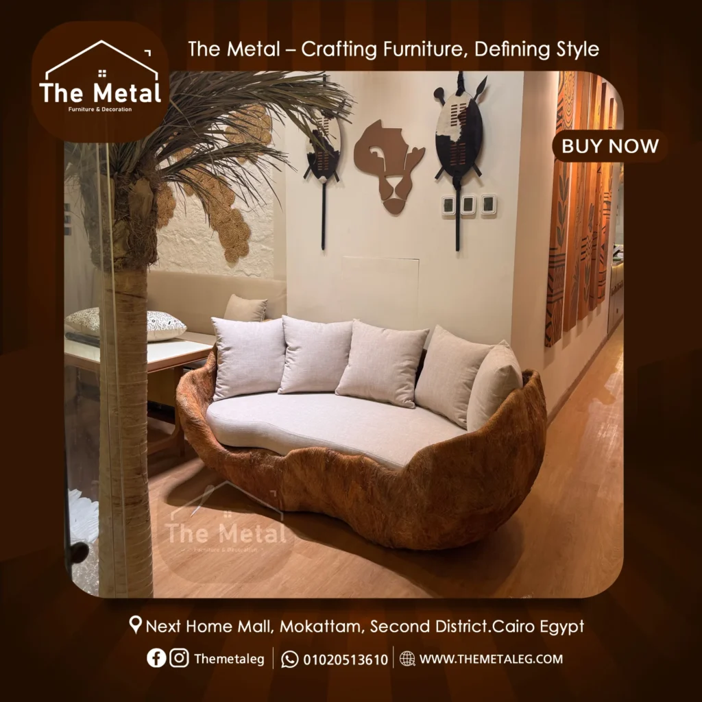 The Metal Coconut Sofas – Handcrafted Natural Palm Design