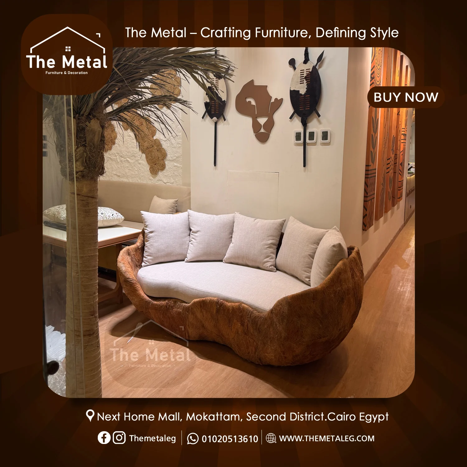 The Metal Coconut Sofas – Handcrafted Natural Palm Design The Metal Coconut Sofas – Handcrafted Natural Palm Design