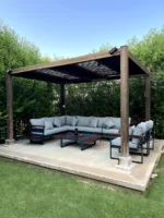 Havana LL – Luxury Outdoor Wood & Metal Furniture Set – طقم أثاث خارجي فاخر خشب ومعدن