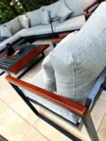 Havana LL – Luxury Outdoor Wood & Metal Furniture Set – طقم أثاث خارجي فاخر خشب ومعدن