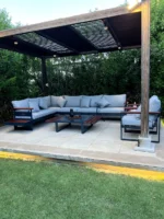 Havana LL – Luxury Outdoor Wood & Metal Furniture Set – طقم أثاث خارجي فاخر خشب ومعدن