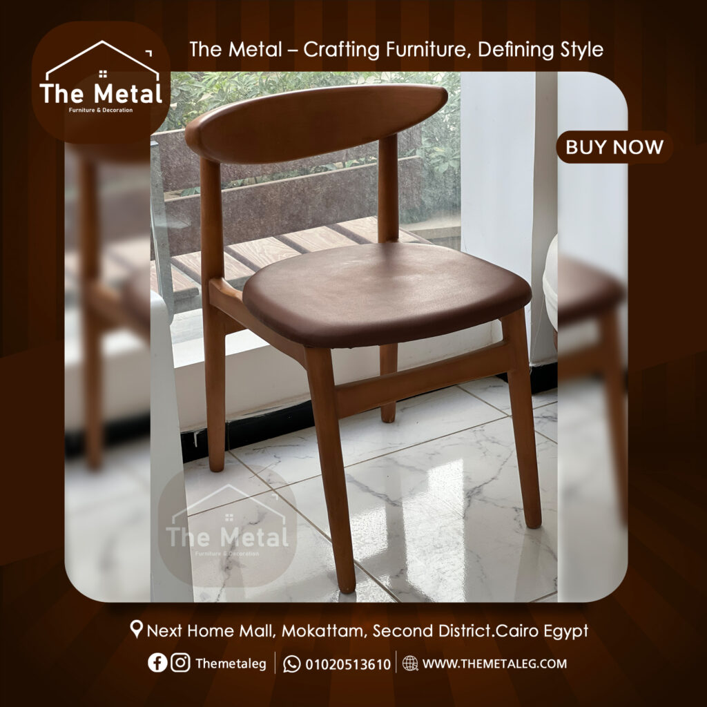Lyra Dining Chair | Best Luxury Mid-Century Solid Wood Leather Armchair