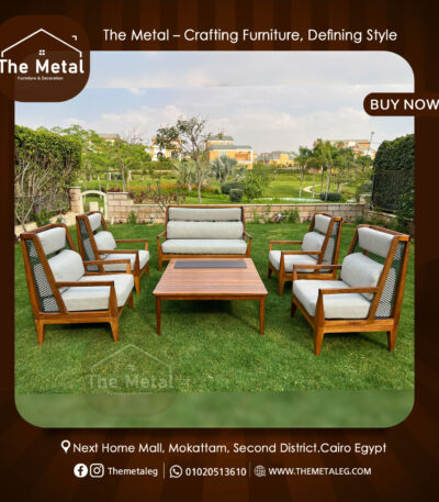 Urban Outdoor Set | Premium Teak Wood Garden Furniture 2026
