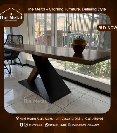 Xylon Live Edge Table | Best Luxury Solid Wood Dining & Office Table