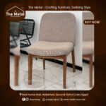 Sienna Dining Chair | Best Luxury Modern Solid Wood Linen Armchair