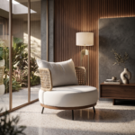 كرسي فوتيه أورا المودرن - Aura Lounge Chair