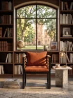 Verdant Wood & Metal Chair كرسي فيردانت الخشبي والمعدني الفاخر