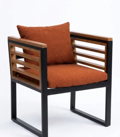 Verdant Wood & Metal Chair كرسي فيردانت الخشبي والمعدني الفاخر