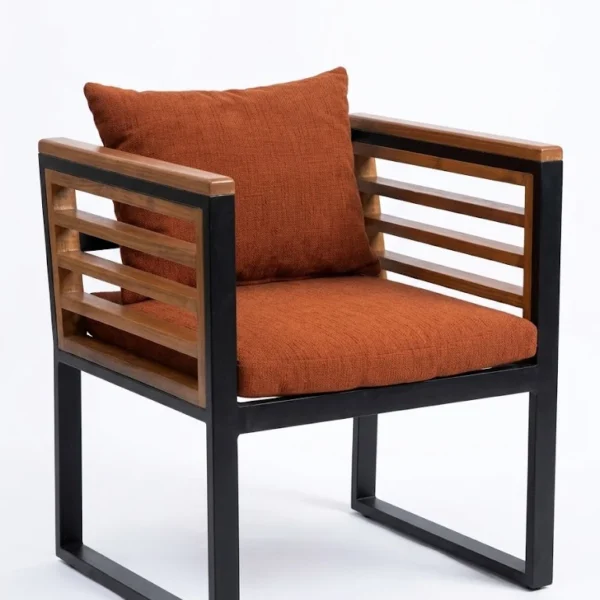 Verdant Wood & Metal Chair كرسي فيردانت الخشبي والمعدني الفاخر