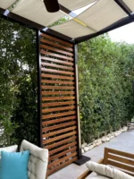برجولة مودرن بإضاءة مدمجة | Modern Pergola with Integrated Lighting